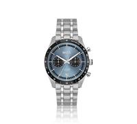 BOSS TOURMASTER Blue-dial watch with multi-link bracelet - Style TOURMASTER, 58564962 Silver tone pcs.