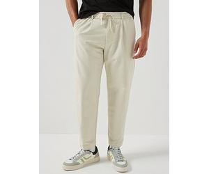 BOSS Tr_Convert Network Double Pleat Trousers, Light Beige, Size 46, Men Light Beige