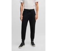 BOSS Tracksuit bottoms in mercerised stretch cotton - Style H-Lamont 101, 50532772 Black S