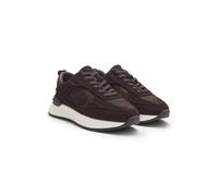 BOSS Trainers in suede and calf-hair leather - Style B Icon_Runn_sdpo, 50552764 Dark Purple 5