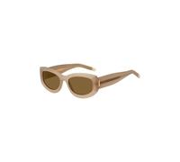 BOSS Translucent-acetate sunglasses with logo details - Style BOSS 1455/S10A5570, 58108023 Beige pcs.