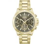 BOSS Troper Men's Gold Tone Steel Bracelet Watch