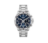 BOSS Chronograph Quartz Watch for Men TROPER Collection with Silver Stainless Steel Bracelet - 1514069