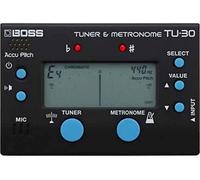 BOSS TU-30 Pro tuner and versatile metronome for guitars, basses, and flat tuning