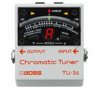 BOSS TU-3s Compact Chromatic Tuner Guitar Bass Pedal LED Display High Brightness