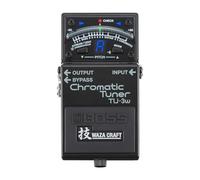 BOSS Waza Craft Chromatic Tuner Stompbox (Tu-3W), Stompbox Tuner Enhanced with Waza Innovation And Craftsmanship