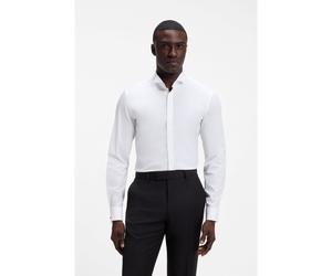 BOSS Tuxedo shirt with wing collar - Style H-HANK-W-TUX2-DC-264, 50571545 White 16.5