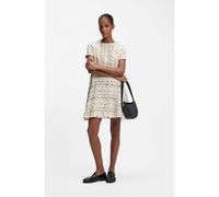 BOSS Tweed-striped dress in a cotton blend - Style Datarni1, 50556927 Patterned 8