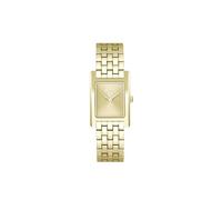 BOSS Ladies Lucy Light Gold IP Tank Watch, Gold, Women Gold