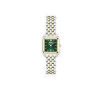 BOSS Ladies Mae Petite Two Tone Rectangle Green Dial Watch 1502822