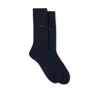 BOSS Two-pack business socks in soft compact cotton - Style 2P RS Uni CC, 50516616 Dark Blue 5.5-8