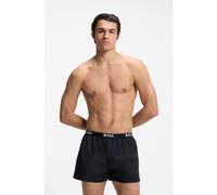 BOSS Two-pack cotton pyjama shorts - Style 2P Boxer Shorts EW, 50545913 Black / Beige L