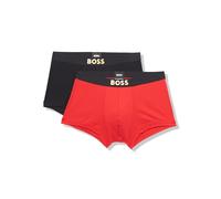 BOSS Two Pack Metallic Logo Rib Trunk Men's Jersey, Red/Black Raven, S