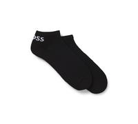 BOSS Two-pack of ankle-length socks in stretch fabric - Style 2P AS Sport CC, 50469859 Black 9-11