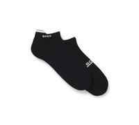 BOSS Two-pack of ankle-length socks with logos - Style 2P AS Iconic Loop CC, 50554563 Black