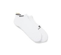 BOSS Two-pack of ankle-length socks with logos - Style 2P AS Iconic Loop CC, 50554563 White 5.5-8