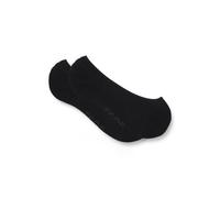 BOSS Two-pack of invisible socks in cotton-blend piqué - Style 2P IN Piquet CC W, 50561170 Black 7-8