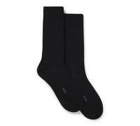 BOSS Two-pack of regular-length ribbed socks - Style 2P RS RIB Uni WO, 50568190 Black 9-11