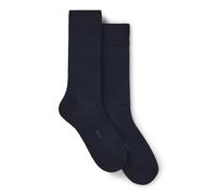 BOSS Two-pack of regular-length ribbed socks - Style 2P RS RIB Uni WO, 50568190 Dark Blue 5.5-8