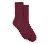 BOSS Two-pack of regular-length socks - Style 2P RS 3D Knit CC W, 50546720 Dark Red 3.5-8