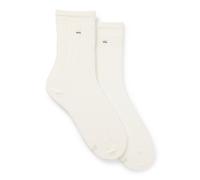 BOSS Two-pack of regular-length socks - Style 2P RS Cable CC W, 50570155 Natural 5.5-8