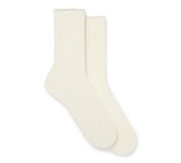BOSS Two-pack of regular-length socks with bamboo - Style 2P RS Uni Logo VB W, 50561114 Natural 3-4.5