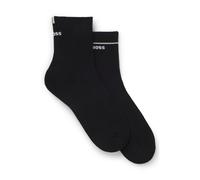 BOSS Two-pack of short socks with logo details - Style 2P QS Iconic CC W, 50502113 Black 5.5-8