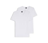 BOSS Two-pack of slim-fit stretch-cotton underwear T-shirts - Style TShirtVN 2P Modern, 50475292 White S