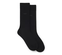 BOSS Two-pack of socks in a wool blend - Style 2P RS Uni WO, 50509431 Black 5.5-8