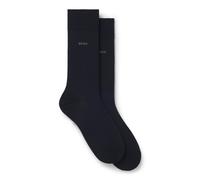 BOSS Two-pack of socks in a wool blend - Style 2P RS Uni WO, 50509431 Dark Blue 9-11