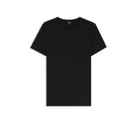 BOSS Two-pack of stretch-cotton underwear T-shirts with logo - Style TShirtRN 2P Modern, 50475276 Black XL