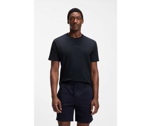 BOSS Two-piece pyjama set in cotton - Style Relax Short Set, 50540613 Dark Blue L