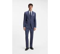 BOSS Two-piece regular-fit suit in melange stretch wool - Style H-Jeckson-2Pcs-263, 50567234 Blue 42R