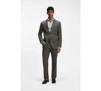 BOSS Two-piece regular-fit suit in melange stretch wool - Style H-Jeckson-2Pcs-263, 50567234 Dark Green 48R