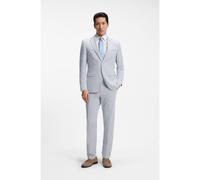 BOSS Two-piece regular-fit suit in stretch bouclé - Style H-Jeckson-2Pcs-253, 50561822 Light Blue 42R