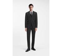 BOSS Two-piece regular-fit suit in stretch wool - Style H-Jeckson-2Pcs-224, 50552082 Dark Grey 44R