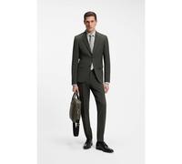 BOSS Two-piece slim-fit suit in stretch virgin wool - Style H-Houston-2Pcs-263, 50567244 Green 40R