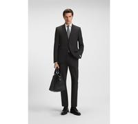 BOSS Two-piece slim-fit suit in stretch virgin wool - Style H-Huge-2Pcs-224, 50493667 Black 50R