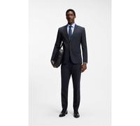 BOSS Two-piece slim-fit suit in stretch wool - Style H-Huge-2Pcs-224, 50493667 Dark Blue 50R