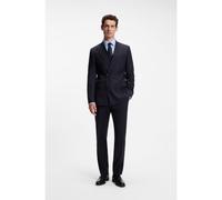 BOSS Two-piece slim-fit suit in striped stretch wool - Style H-Huge-2Pcs-DB-264, 50571959 Blue stripes 36R