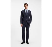 BOSS Two-piece slim-fit suit in virgin wool - Style H-Huge-2Pcs-263, 50569802 Dark Blue 40R