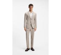 BOSS Two-piece slim-fit suit in wool and silk - Style L-Heston2PcsLP-FP263, 50567315 Light Beige 38R