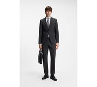 BOSS Two-piece virgin-wool-blend suit - Style H-Harvey-2Pcs-263CNF, 50576192 Dark Grey 44R
