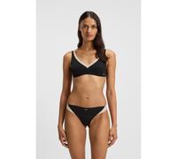 BOSS Two-tone thong in stretch jersey - Style THONG_B.MIRAGE, 50556244 Black XL