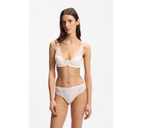 BOSS Underwire bra with lace trims - Style HALF PAD_BLOSSOM, 50556192 Natural 36B