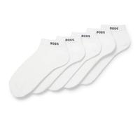BOSS Mens 5P AS Uni Color CC Five-pack of ankle-length socks