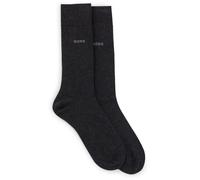 BOSS Mens 2P RS Uni CC Two-pack of cotton-blend socks in a regular length