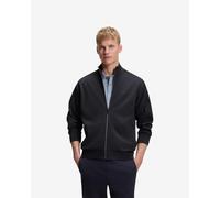 BOSS Regular-fit sweatshirt with tonal jacquard tape - Style SW_Union Tape FZ, 50564098 Dark Blue XL
