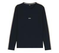 BOSS Men's Unique Ls-Shirt 10259900 02 Pyjama_Longsleeve, Dark Blue, S