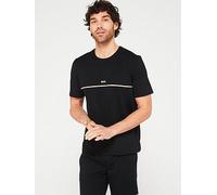 BOSS Unique T-shirt- Black, Black, Size L, Men Black
